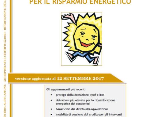 Le agevolazioni in ambito energetico